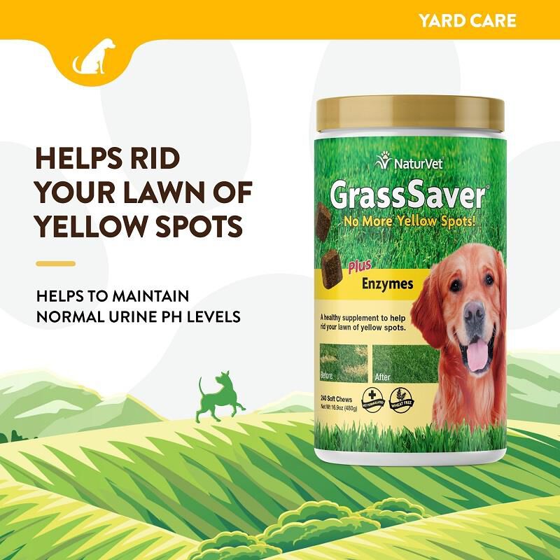 NaturVet GrassSaver, 240 Soft Chews