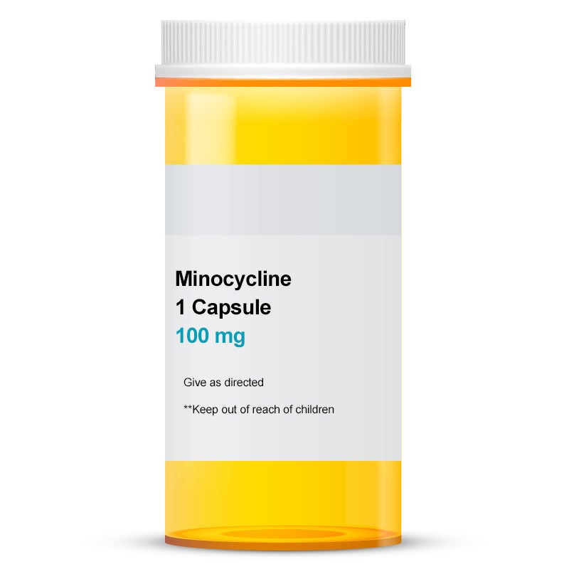 Minocycline 100 mg 1 Capsule