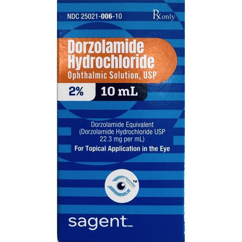 Dorzolamide HCL Ophthalmic Solution 2%, 10ml