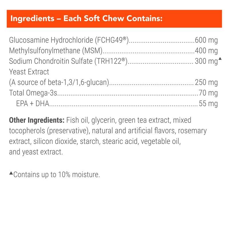Cosequin Senior Maximum Strength Joint Health Supplement for Dogs, 60 Soft Chews