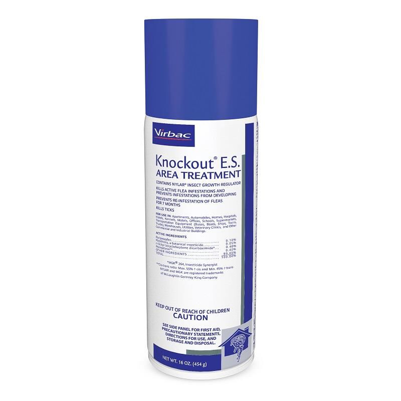 Virbac AnimalHealth Knockout E.S. Area Treatment for Dogs and Cats with Fleas, 16 ounces