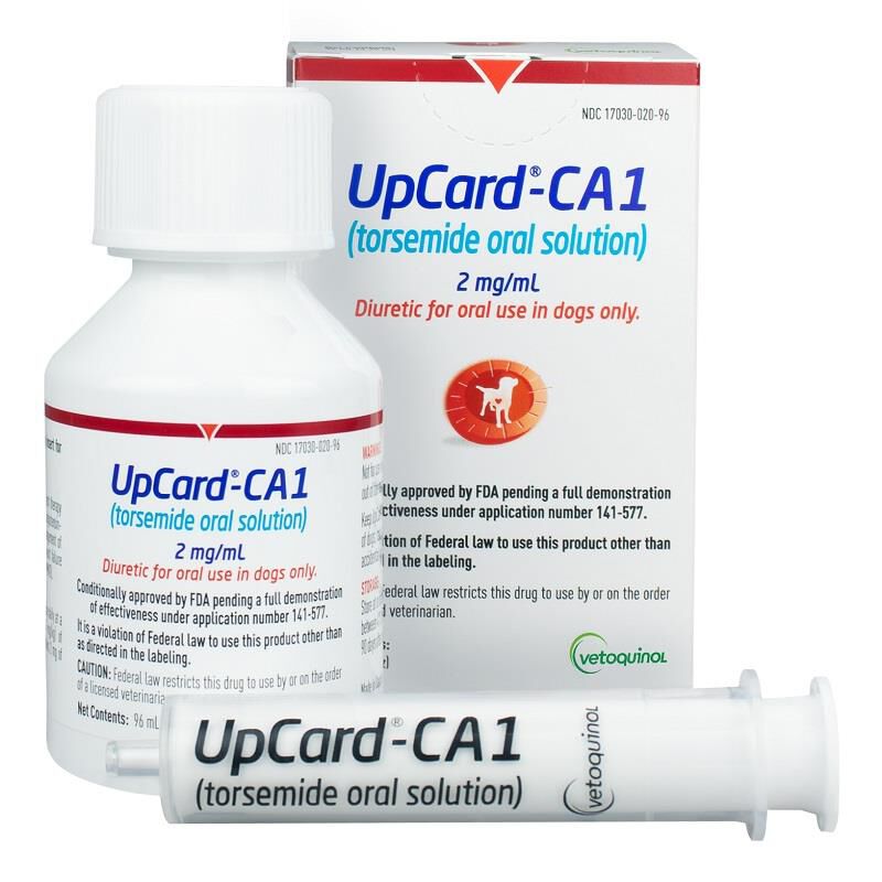 UpCard-CA1 (torsemide oral solution) for Dogs 2mg/ml