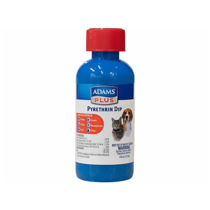 Adams Plus Pyrethrin Dip 4 oz