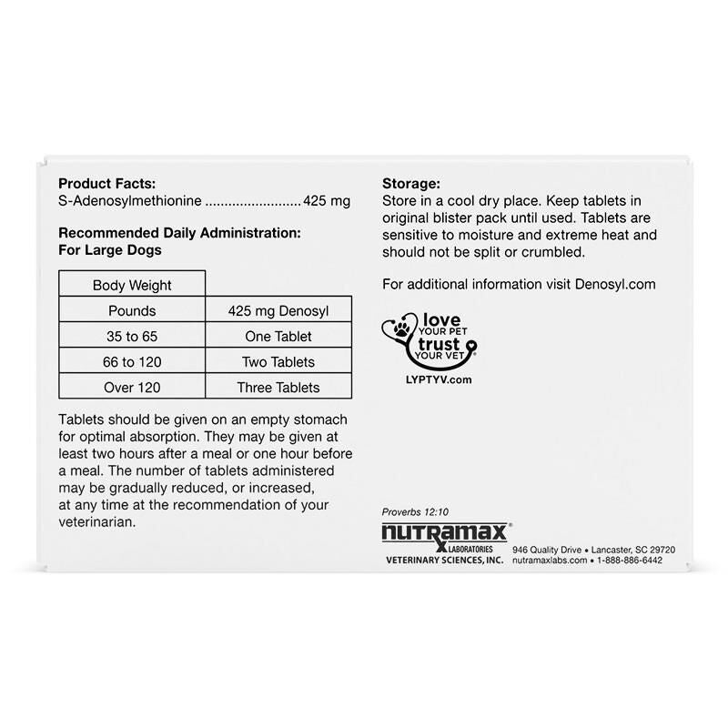 Denosyl  425 mg Large Dogs