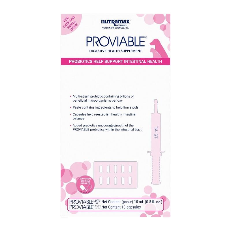 Proviable KP 15 ml Paste + 10 Caps for Dogs and Cats