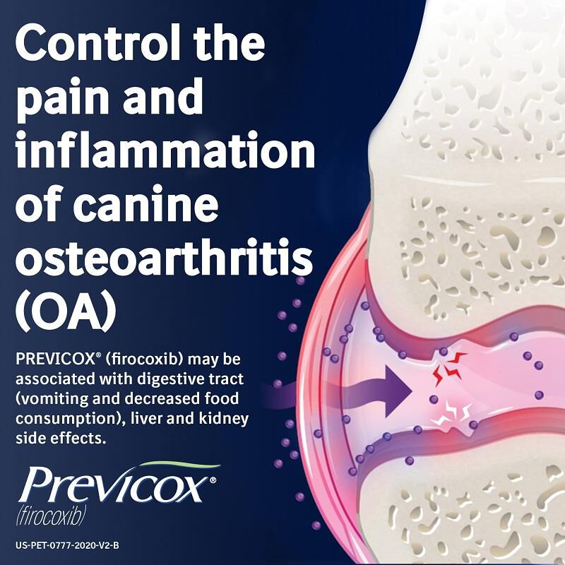 Previcox Chewable Tablets for Dogs 57 mg, 60 Ct.