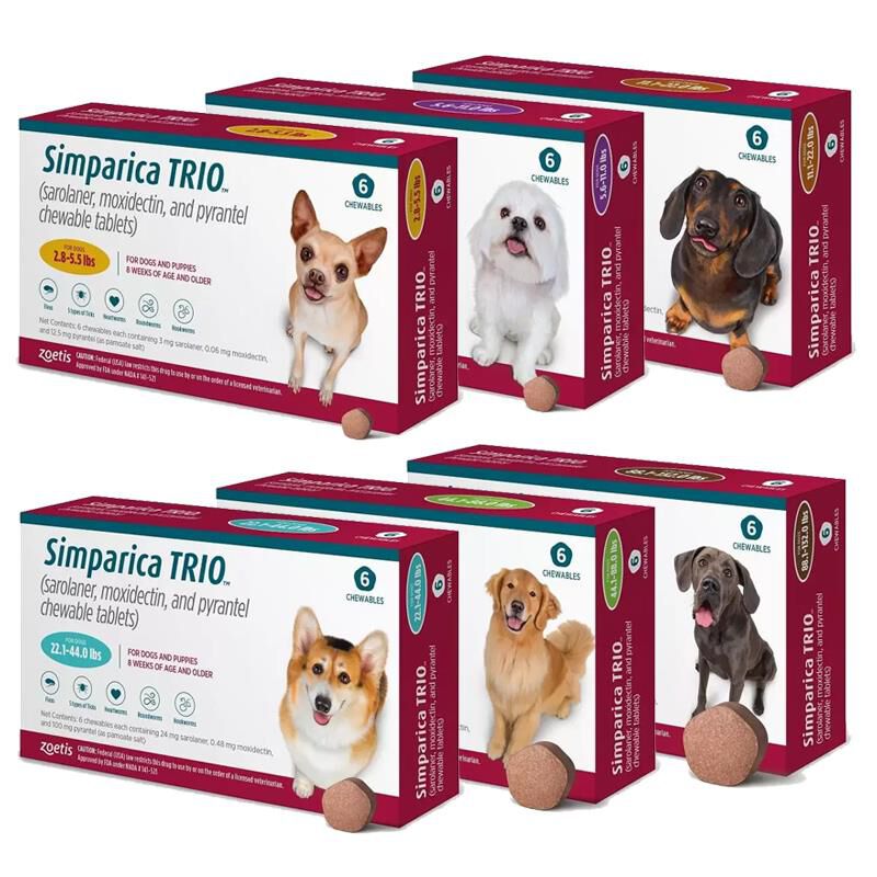 Simparica Trio Chewable Tablets for Dogs | Farm &amp; Fleet Rx Pet 