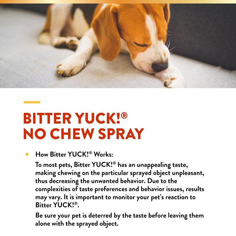NaturVet Bitter Yuck! No Chew Spray, 16 oz