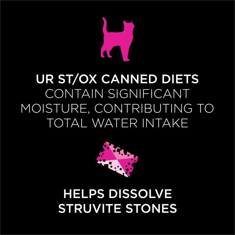 Purina Pro Plan Veterinary Diets UR Urinary St/Ox Savory Selects Salmon Recipe in Sauce Wet Cat Food, 24 x 3 oz cans