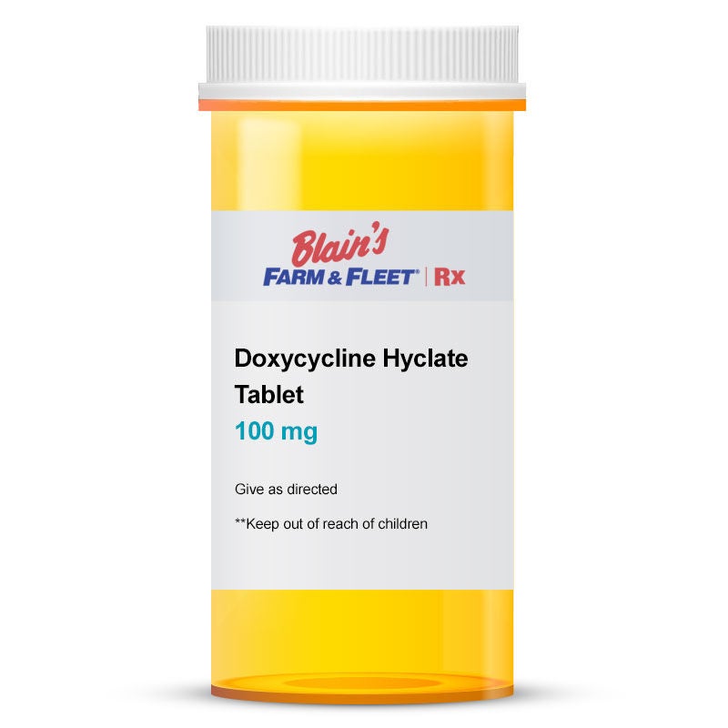 Doxycycline Hyclate 100 mg Tablet