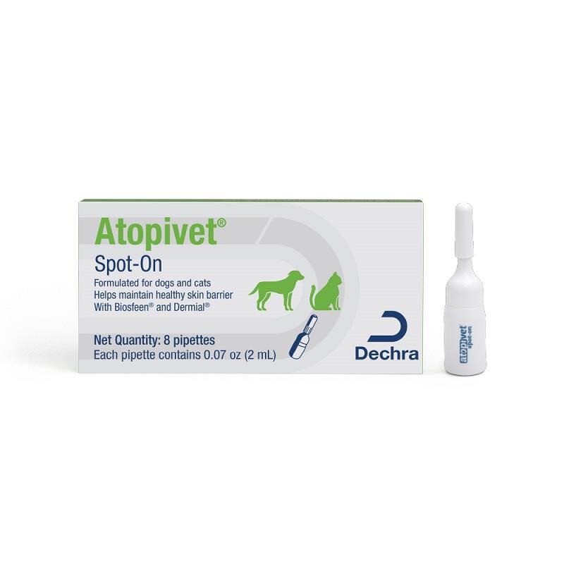 Atopivet Spot-On for Dogs and Cats, 8 pipettes