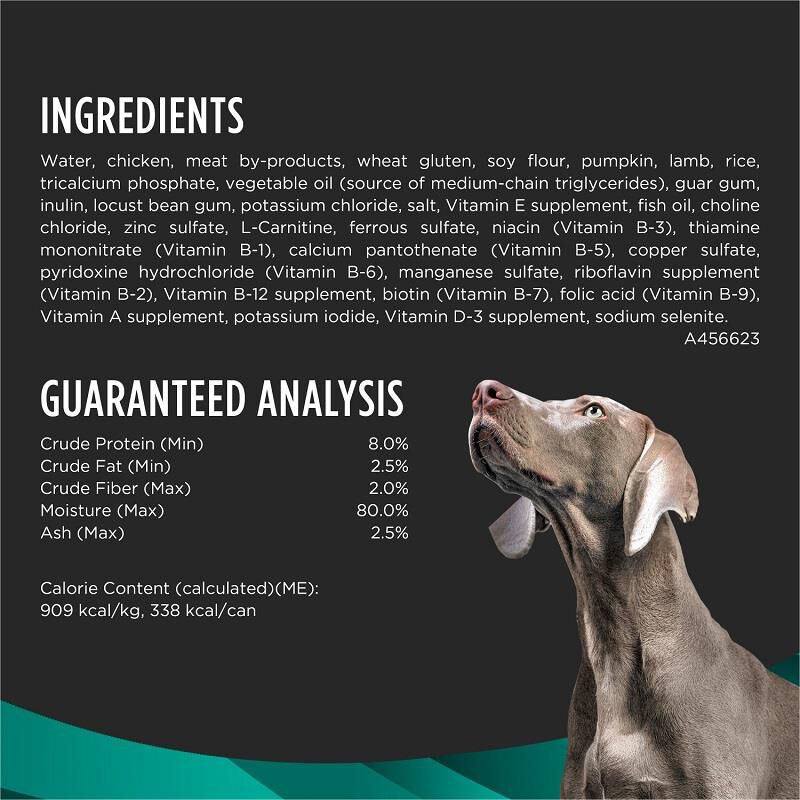 Purina Pro Plan Veterinary Diets EN Gastroenteric Savory Selects with Lamb in Gravy Wet Dog Food, 12 x 13.2 oz cans