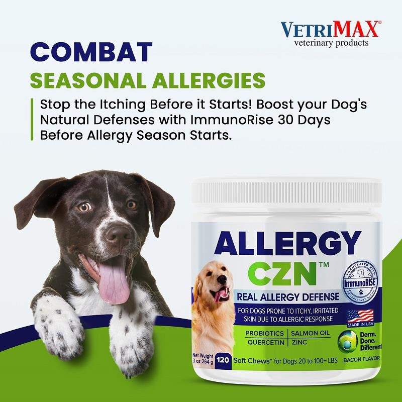 Allergy CZN Supplement for Dogs, 120 Soft Chews