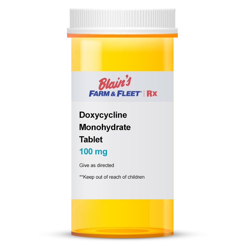 Doxycycline Monohydrate 100 mg Tablet