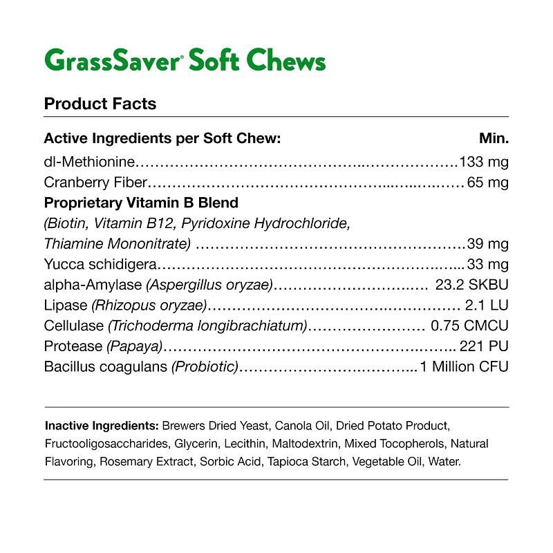 NaturVet GrassSaver, 240 Soft Chews