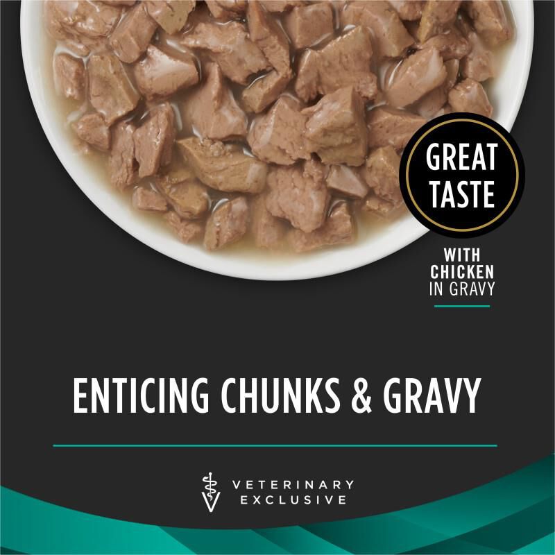 Purina Pro Plan Veterinary Diets EN Gastroenteric Savory Selects Chicken in Gravy Wet Cat Food, 24 x 3 oz cans
