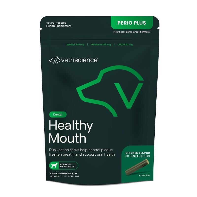 VetriScience Healthy Mouth Perio Plus Stix for Dogs, 30 ct