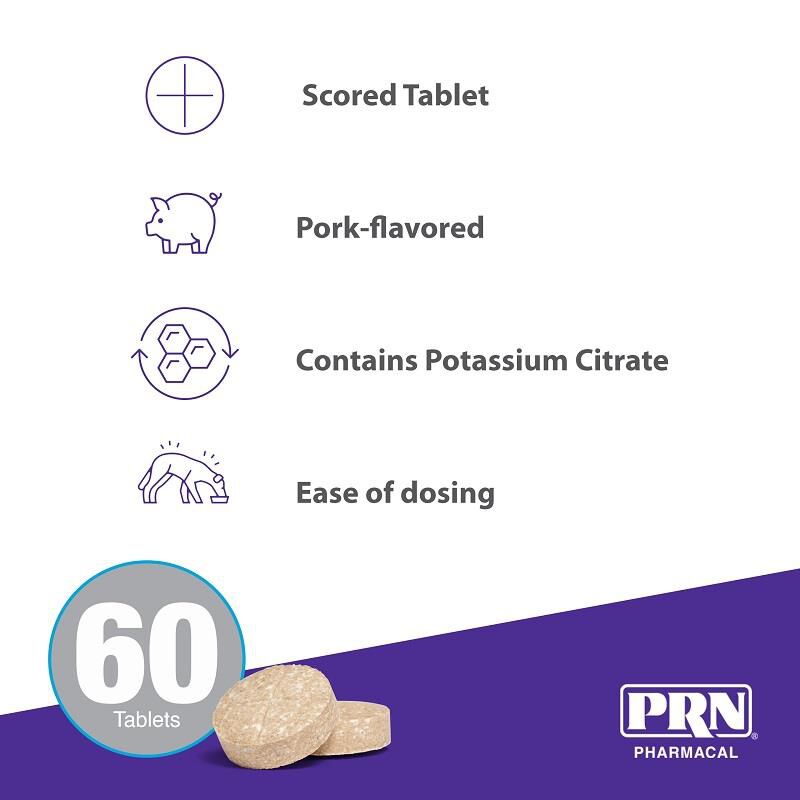 CitraVet (Potassium Citrate), 60 chewable tablets