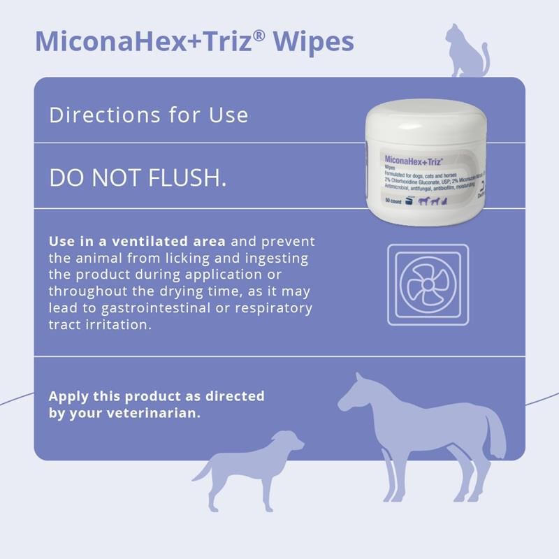 MiconaHex Triz Wipes 50 ct