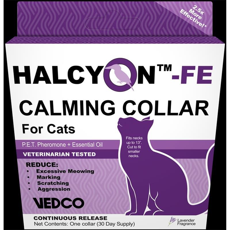 HALCYON-FE Calming Collar for Cats